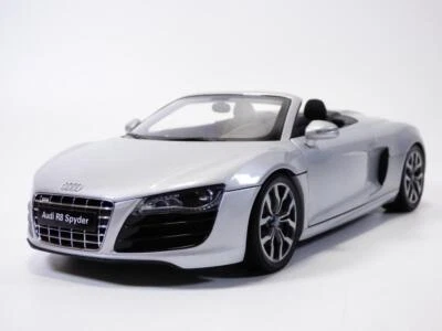 OCCASION sans boite AUDI R8 V10 FSI SPYDER gris métallisé 1/18 - Image 1 of 4