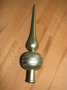 matt Baumspitze " Mint Grün " Baumschmuck Tannenbaumspitze Christbaumschmuck - Bild 1 von 1