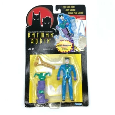 Vintage 1995 Kenner Adventures of Batman and Robin Pogo Stick Joker w Launcher  - Image 1 of 4