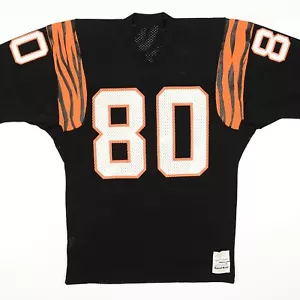 Camiseta de los Cincinnati Bengals #80 Cris Collinsworth años 80 mediana medallista vintage - Imagen 1 de 7