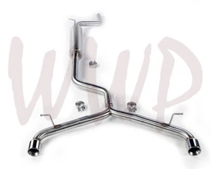 Sistema de escape doble CatBack de acero inoxidable de 2,5" para 15-17 VW Golf GTI 2,0 L Turbo MK7 - Imagen 1 de 3