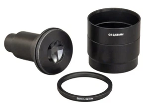 Adattatore microscopio obiettivo 4x per fotocamera digitale Canon PowerShot G10, G11, G12 - Foto 1 di 6