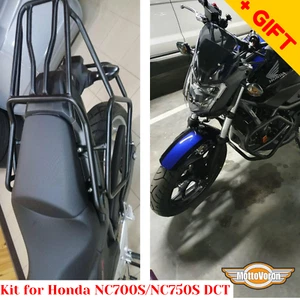 For Honda NC750S DCT Rack luggage System NC750SD Crash bars NC700S DCT Kit,Bonus - Picture 1 of 12