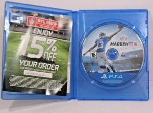 2016 Play Station 4 Spiel Madden NFL 16 ohne Cover Art - Bild 1 von 3