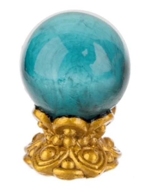 Miniature Fairy Garden 1.25" Halloween Blue Crystal Ball - Buy 3 Save $5 - Image 1 of 1