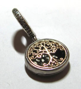 Genuine Pandora Family Forever 925 Silver 14k Gold Charm Locket RARE #791988CZ - Picture 1 of 3