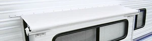 "Casa rodante cámper blanca cubierta de tela para toldo con toldo deslizante corte para adaptarse a 191" - Imagen 1 de 2