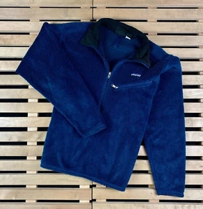 Mens Fleece Anorak Pullover Patagonia Size S - Picture 1 of 7