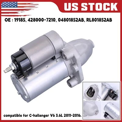 Стартер для 2011-16 Dodge Challenger зарядное устройство Durango Chrysler 300 3,6 л 4801852AB - Изображение 1 из 4
