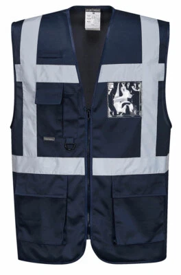 Portwest UF476 Iona Executive Safety Lightweight Zip Vest with Reflective Tape - Image 1 of 4