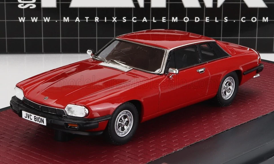 wonderful resin-modelcar JAGUAR XJ-S 1975-81 - red  - 1/43 - Image 1 of 1