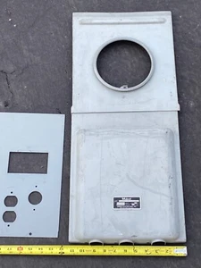 GE Midwest Electric Products 40-70-100 AMP Außensteckdose Box nur Abdeckungen - Bild 1 von 6
