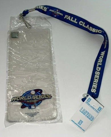 2002 WORLD SERIES NECKLACE TICKET HOLDER STRAP LANYARD MLB BASEBALL S.F. GIANTS Cover