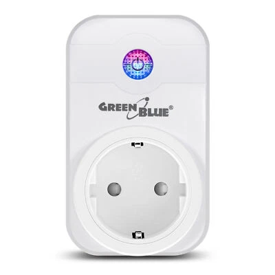 Enchufe WiFi inteligente GreenBlue control remoto temporizador GB155G - Imagen 1 de 4