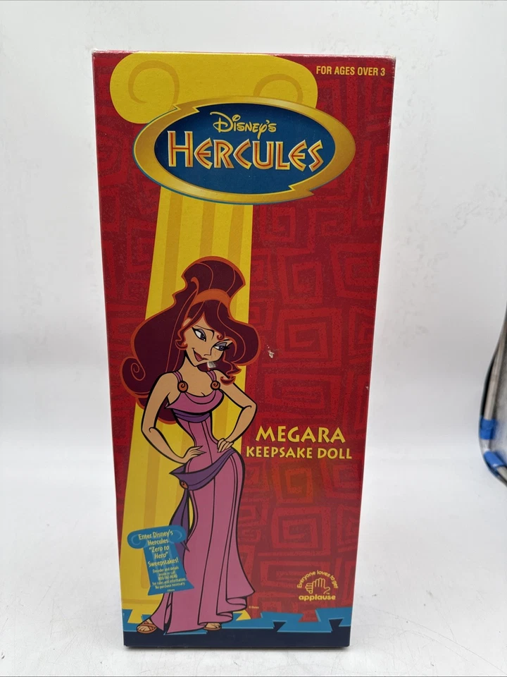 Applause Disney Hercules Megara Keepsake Vinyl Doll 15in.tall Pre-owned