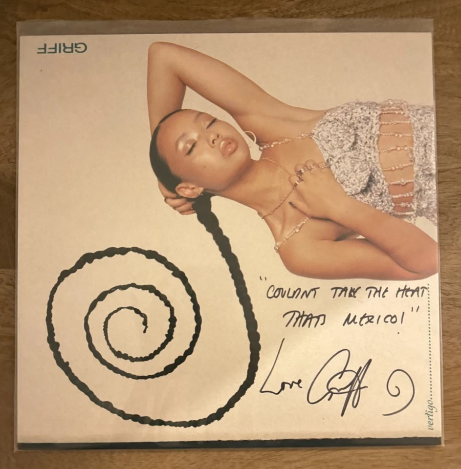 Griff 🟢VIRTIGO 🟢 Signed & Personalised Vinyl Mexico Lyrics Rare Taylor Swift - Image 1 of 4
