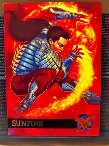 1995 Fleer Ultra Marvel X-Men Comics Card #49 - Sunfire, Shiro Yoshida - come nuova - Foto 1 di 14