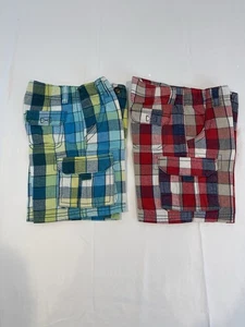Pantaloncini cargo a quadri Cherokee bambino ragazzo taglia 2T (lotto di 2 pezzi) - Foto 1 di 7