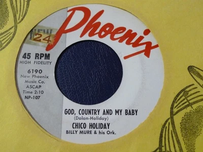 CHICO HOLIDAY-GOD COUNTRY AND MY BABY-NEW PHOENIX - Image 1 of 2