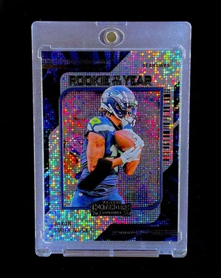 JAXON SMITH-NJIGBA ROOKIE SILVER DISCO REFRACTOR RC Card Holo Parallel SEAHAWKS - Image 1 of 4