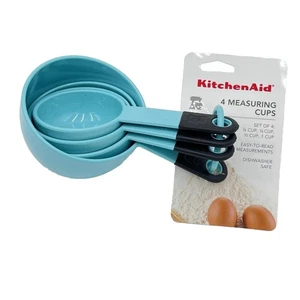 KitchenAid 4 Stück Messbecher, blau - Bild 1 von 3