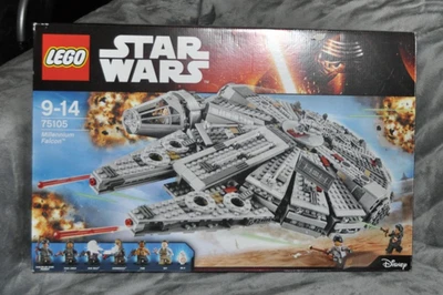 LEGO STAR WARS 75105 Millenium Falcon - Mit 2 Figuren, BA und OVP - gebraucht - Bild 1 von 4