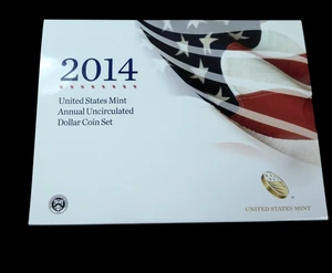 2014 United States Mint Annual Uncirculated Dollar Coin Set with Eagle in OGP - Picture 1 of 9