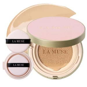 Korean Cushion Foundation, #21 Light Beige(2 Packs) | Lightweight, Breathable... - Picture 1 of 8