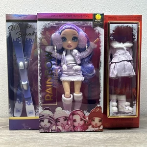 Muñeca Rainbow Alto Violeta Sauce Moda Vacaciones de Invierno Púrpura Nueva Sellada - Imagen 1 de 7
