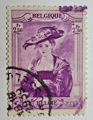 Colección de estampillas de Bélgica ESF: Scott B247 (1939) usadas Foto 1 de 2