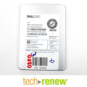 Dell EMC HFS480G32FEH-BA10A | 0J1TYJ | 480GB | SATA | 6Gbps | SSD de 2.5" - Imagen 1 de 1