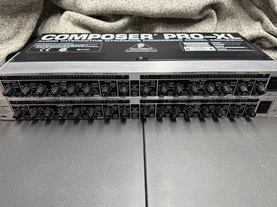 *PAR* de unidades de montaje en rack compresor Behringer Composer Pro-XL MDX2600 Foto 1 de 4