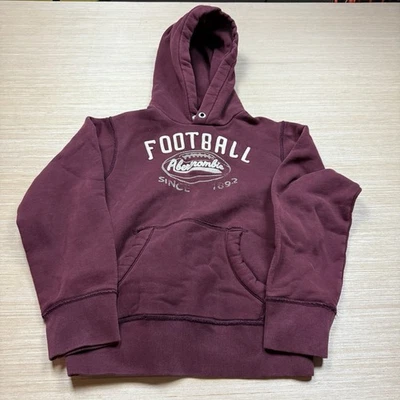 Abercrombie & Fitch Niños Sudadera con Capucha Niños Mediana Fútbol Pesado De Colección Y2K Foto 1 de 4