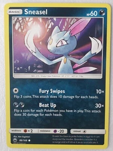 Tarjeta Pokémon Sneasel 86/168 casi nueva - Tormenta Celestial - $2 envío combinado - Imagen 1 de 3