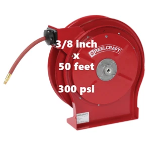 REELCRAFT 5650 OLP 3/8" x 50 ft. 300 psi para manguera de servicio de aire y agua incluida - Imagen 1 de 2