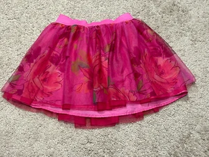Gap Girls Skirt Size S Multicolor Floral Print Elastic Waist Lined Dressy - Picture 1 of 7