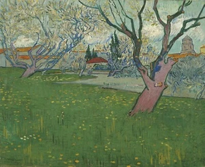 VINCENT VAN GOGH Poster or Canvas Print "Orchards in Blossom, View of Arles" - Picture 1 of 1