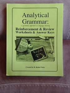 Analytical Grammar Reinforcement & Review Worksheets & Answer Keys by R. Finley - Picture 1 of 3