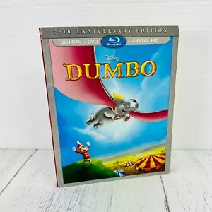 Disney Dumbo Blu-Ray DVD 2-Disc + Digital HD 75th Anniversary Edition SEALED - Picture 1 of 7