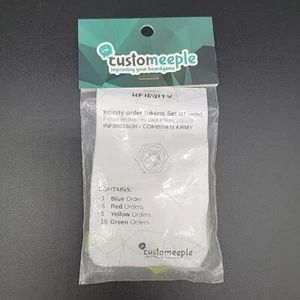 Infinity Combined Army Order Acrylic Tokens Set of 21 Customeeple RPG Accessory - Picture 1 of 6