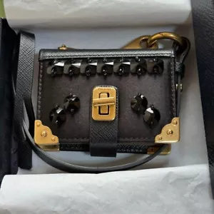 RARE Prada Cahier Trick Mini Bag Free Shipping From Japan - Picture 1 of 8