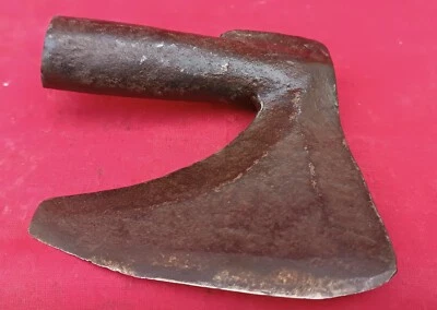 Outil Ancien Doloire De Tonnelier, Sabotier Hache Charpentier Art Populaire. - Photo 1/4