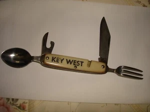 Colonial ProvUSA Stainless Slide Apart Hobo ScoutCamper KEY WEST Pocket Knife - Picture 1 of 10