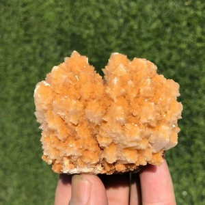 213g Natural Yellow Calcite Quartz Crystal Cluster Mineral Specimen Healing - Picture 1 of 5