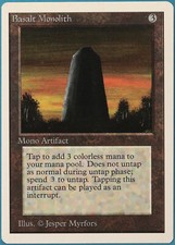 Basalt Monolith Unlimited NM Artifact Uncommon MAGIC CARD (ID# 220212) ABUGames