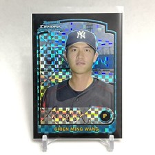 2003 Bowman Chrome Draft Picks Chien-Ming Wang 1st Year Card Xfractor #d 024/130