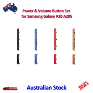 Power & Volume Button Set for Samsung Galaxy A20 2019 A205 - Imagen 1 de 9