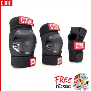 CORE Junior Triple Pad Set for Kids (Knee/Elbow/Wrist) Skate/Scooter/Bike - Picture 1 of 5