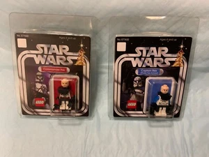 LEGO AUTHENTIC CAPTAIN REX AND COMMANDER FOX MINIFIGURES WITH NO HELMETS - Picture 1 of 17