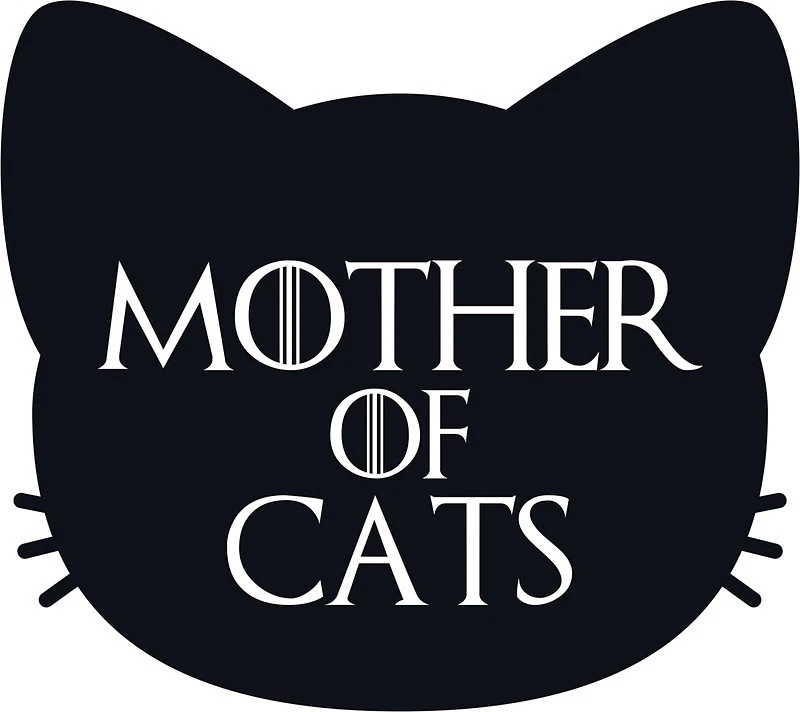 Juego de Tronos Madre de Gatos Pared Parachoques Botella Teléfono Vinilo Adhesivo Calcomanía Foto 1 de 1